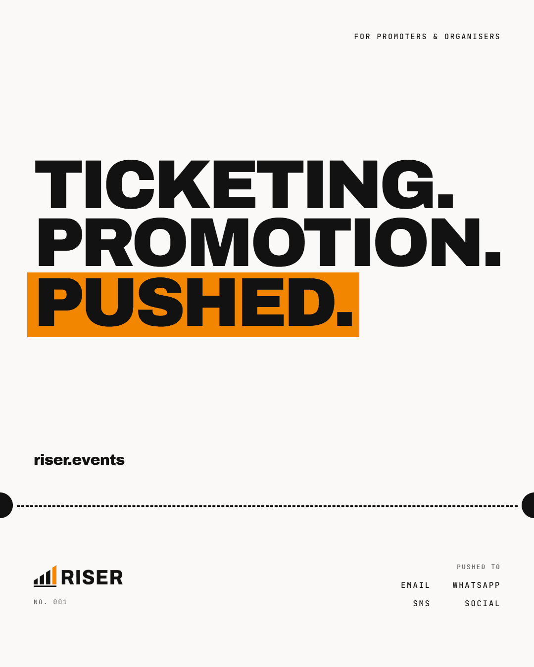 Riser Ticketing Launch