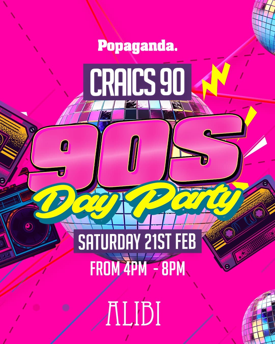 Craics 90s Day Disco